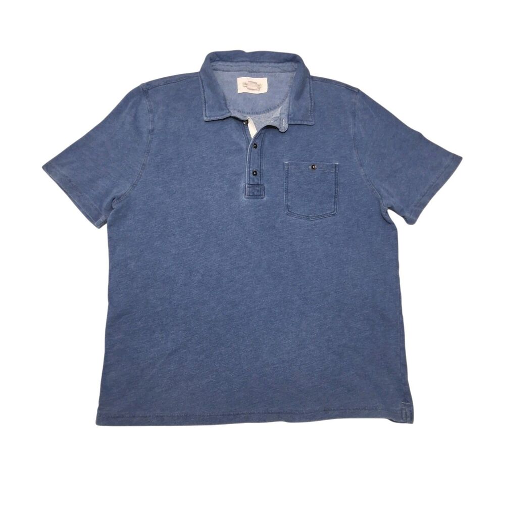 Carbon2Cobalt Men's XL Polo Shirt Blue Short Sleeve 100% Cotton